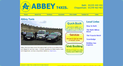 Desktop Screenshot of abbeytaxis.co.uk